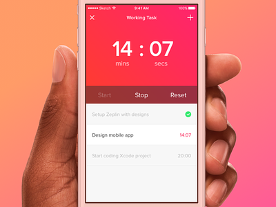 Pomodor - Download now on the App Store! app store apps boost focus ios ios apps minimal pomodoro time tracker