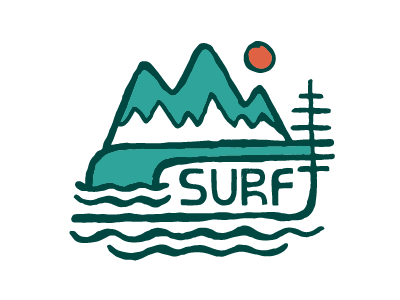 Surf Doodle color design drawing graphic design illustration illustrator simple