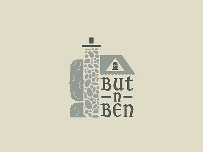 BUT 'N' BEN Logo hand drawn logo