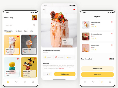Food Delivery - Mobile App ui ux