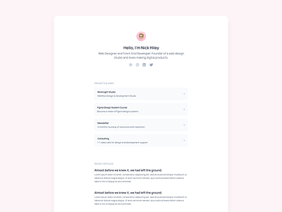 Simple Personal Website 👨🏼‍💻