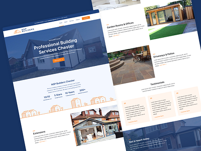 Construction Website 👷🏻‍♂️ construction design freelance landing page web design