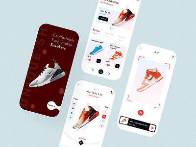Sports Shpes app e commerce app mobile app play playing app shoes shoes app sports sports app sports shoes app ui ux