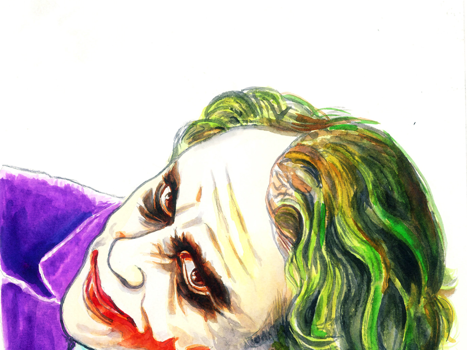 Heath Ledger Joker Drawing Realistic  Drawing Skill