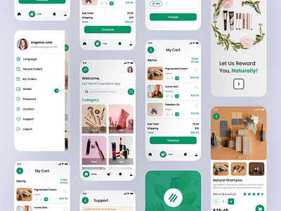 Ecommerce (Cosmetic) app cosmetic ecommerce ecommerce (cosmetic) ecommerce app ecommerce cosmetics store ios mobile app design mobile application ui design uiux