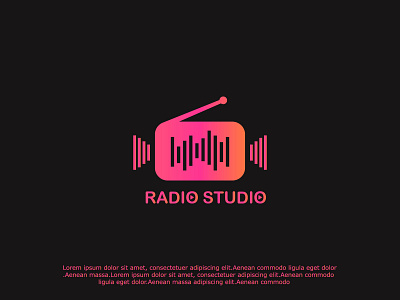 RADIO STUDIO LOGO by badhon hossain on Dribbble