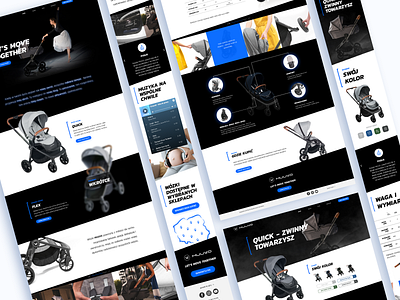 Muuvo - Let's move together child design stroller ui ux webdesign website