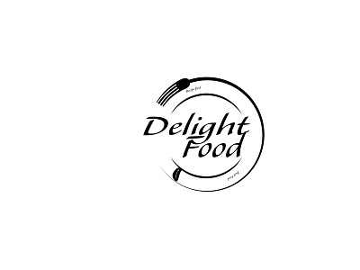 Delight Food - Restaurant Logo branding design graphic design logo