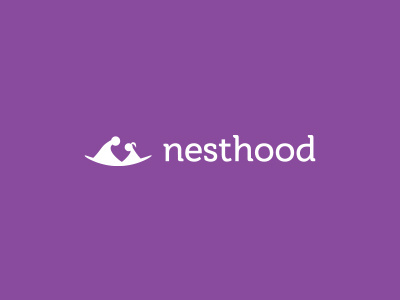 Logo - Nesthood brand family heart logo logotype love nesthood