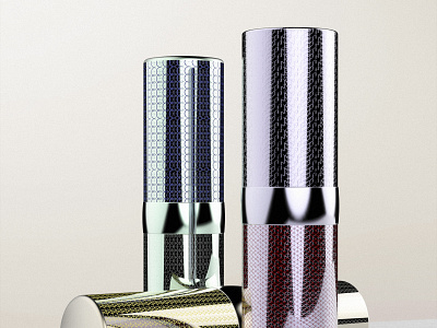 Luxury Cosmetic: Pattern Design & 3D Product Rendering