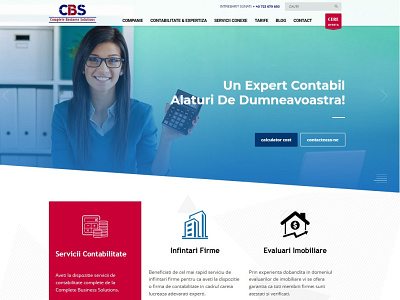 Web Design & Development - CBS Romania design webdesign webdevelopment