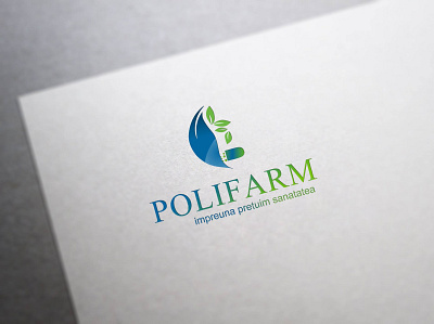 Farmacy Logo Design - PoliFarm design graphic design logo
