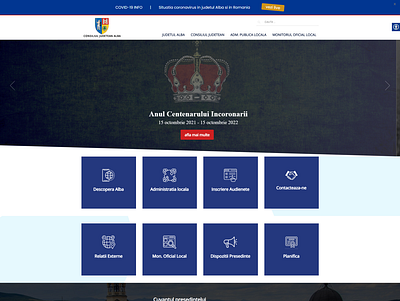 Alba Iulia City Council - Web Design & Development design ui ux webdesign webdevelopment