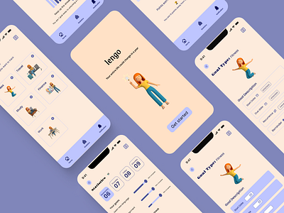 Lengo goal tracker app dailyui ui