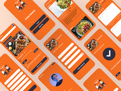 Restaurant App app design graphic design ui ux
