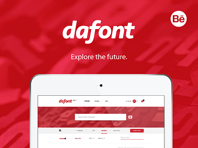 dafont rebranding concept concept dafont download font fonts free new rebranding redesign typography ui ux