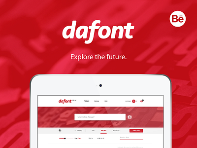 dafont rebranding concept