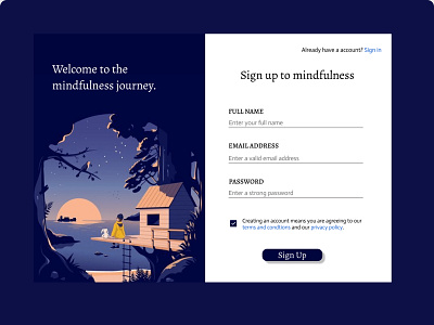 Sign up page design figma graphic design logo signup ui ux website