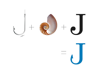 Jonathan García blue brand sea shell visual visual identity