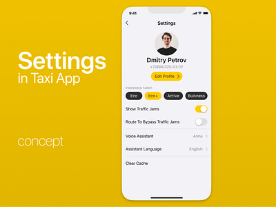 Settings Page | Daily UI #7