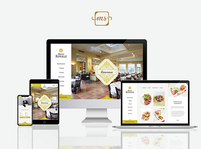 Maison Royal • UI Design adobe xd graphic design prototype responsive restaurant ui website