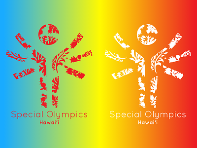 Special Olympics Hawaii athletes hawaii hawaiian print rainbow special olympics