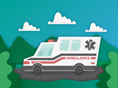 Ambulance car aid ambulance auto automobile car charity clinic healthy hospital illustration medical vehicle