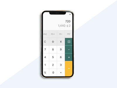 Daily UI #04 Calculator app design design figma mobile app design ui uiux ux