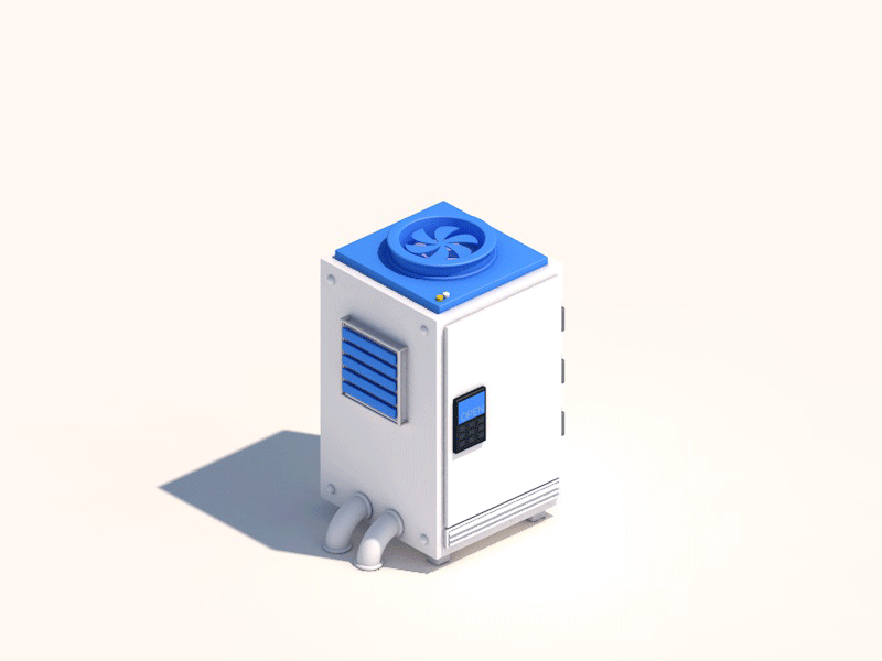 Automatic container 3d