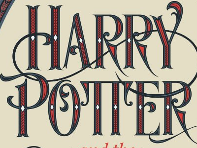 Harry Potter and the Sorcerer’s Stone Cover book cover cover design harry potter illustration typography