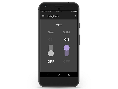 015 - On / Off Switch 015 controls daily dailyui google google pixel material material design pixel selection switch