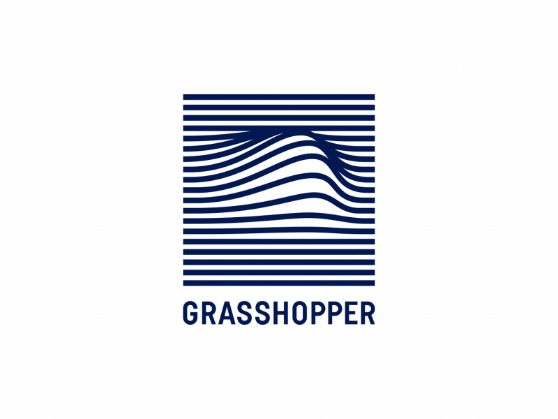 GRASSHOPPER Logo Motion animation branding ci logo motion motiongraphics ui