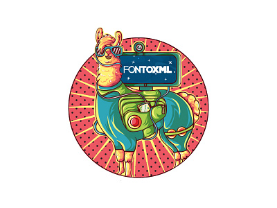 Fontoxml Sticker design