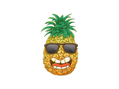 Mr.Pineapple 365daychallenge cool daily funny illustration love pineapple