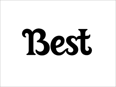 Best custom type handmade ligature logo logotype typography wordmark