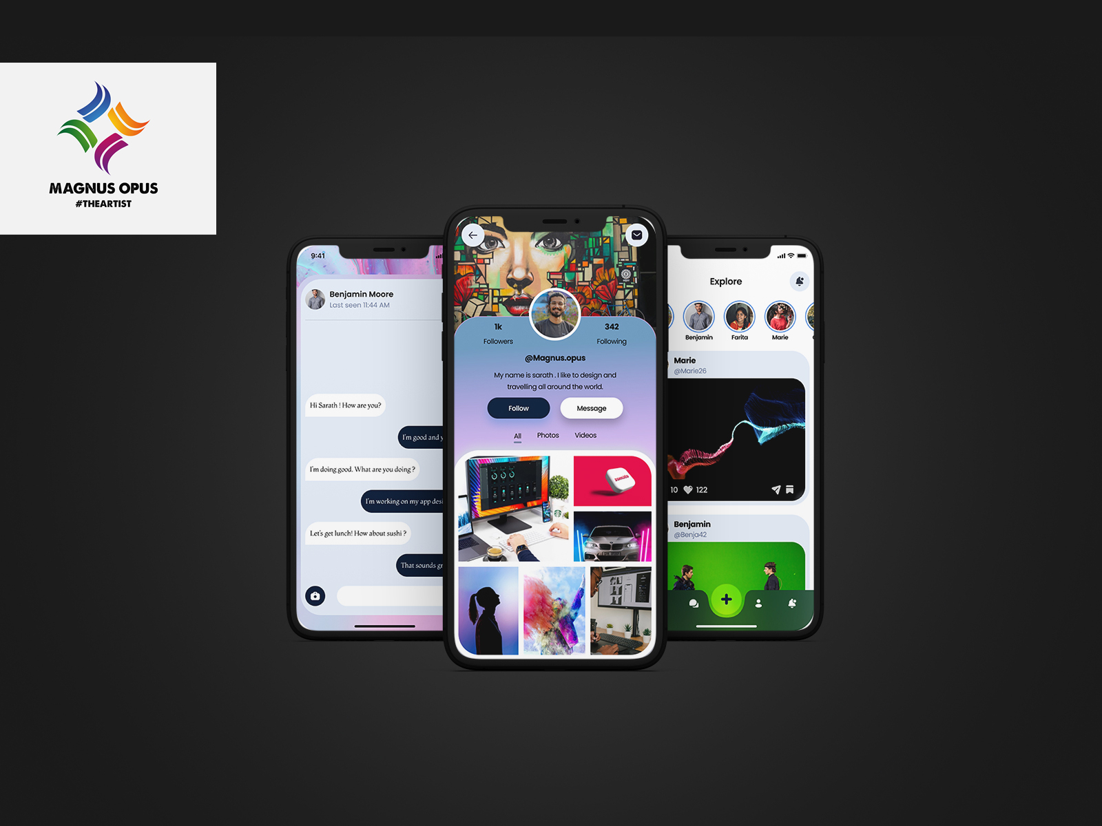 Social Media App By Magnus Opus On Dribbble