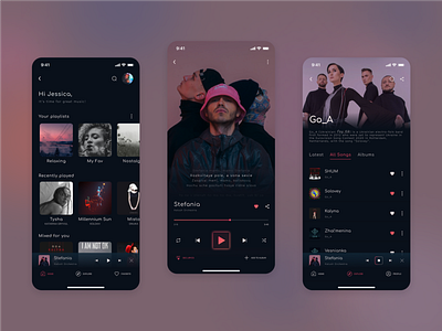 Music Player app application dailyui design media player mobile music music player ui ux