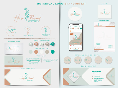 Botanical Logo & Branding Kit