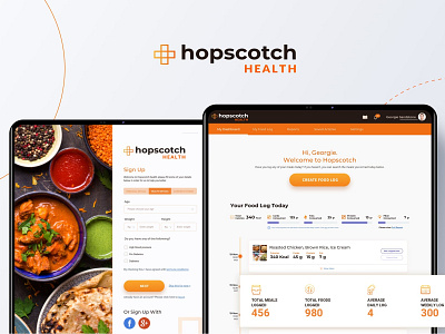 Hopscotch Health Application design healthcare saas ui ux web app web app design web application