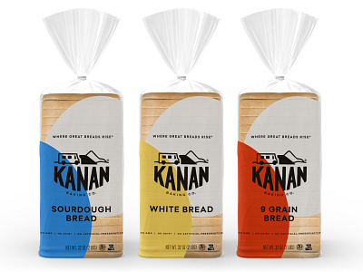 Kanan Baking Co Packaging and Branding Design branding design food packaging graphic design logo packaging design typography vector