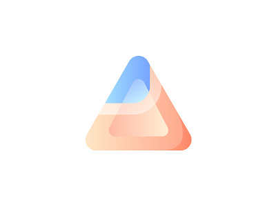 Triangle app branding button design gradient gradient icon graphic graphicdesign icon illustration logo playstation simple ui vector