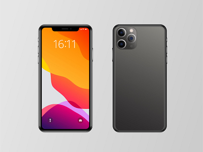 Vector smartphone mockup