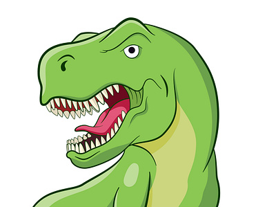 Dinosaur illustration animal cute design dino dinosaur graphic design illustration print design vector