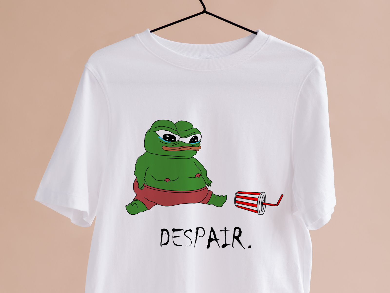 Illustration with Pepe frog for t-shirt print by Daria on Dribbble