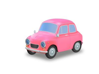 Cute vector car illustration