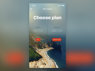 Template concept design mobile app template