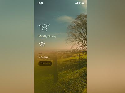 Yet another Weather app mobile app ui weather app