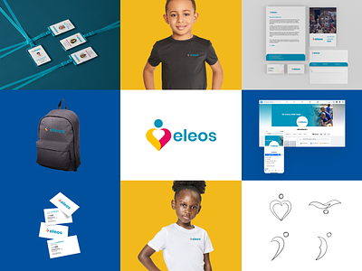 Concept 4 ELEOS visual identity design association benin branding design graphic design logo visual identity design