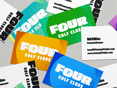FOUR Golf Clubs - Branding branddesign brandidentity branding brandingdesign design golf golfbranding graphic design logo logodesign logotype