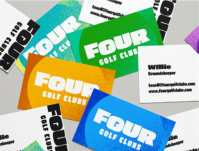 FOUR Golf Clubs - Branding branddesign brandidentity branding brandingdesign design golf golfbranding graphic design logo logodesign logotype